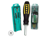 PROSKIT Conjunto De Chave Roquete C/ 62 Bits E Extensor PROSKIT Conjunto De Chave Roquete C/ 62 Bits E Extensor